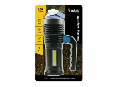 Technik MT-C20 Handy-Camping Lantern ručné svietidlo, duálne svetlo, LED COB a LED CREE XPE 
