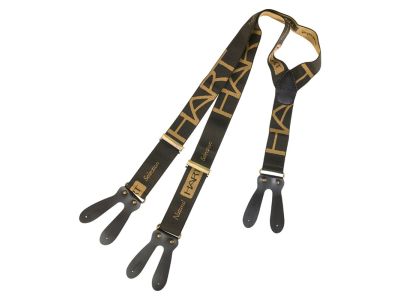 HART traky s koženým úchytom - široké