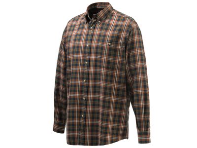 Wood Flannel košeľa - Tobacco