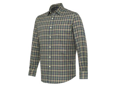 Bryggen košeľa - Blue & Sand Check