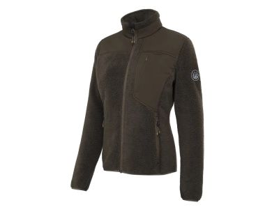 Halifax Sherpa Fleece dámska bunda - Brown Bark