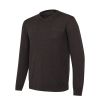 Merino V-Neck sveter - Brown Bark