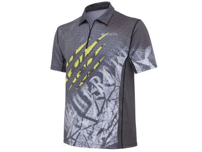 Rush Scratch polo tričko - Black & Fluo yellow