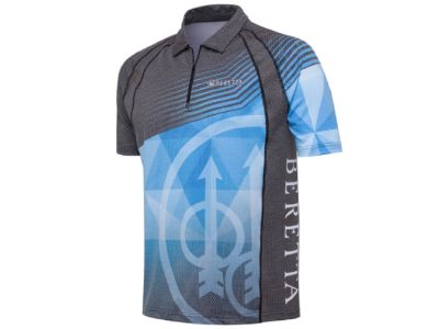 Rush Graph polo tričko - Blue Excell & Black