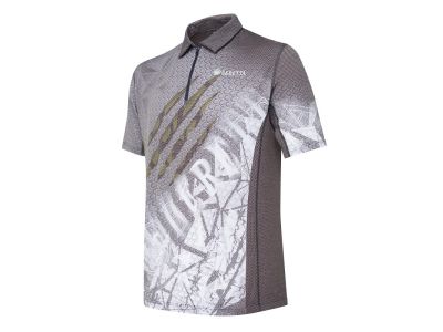 Rush Scratch polo tričko - Black & Green Stone