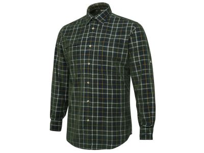 Dobby Corduroy košela - Green Check