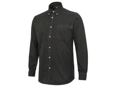 Wood Pied De Poule košeľa - Green Moss