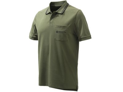 Airmesh Polo tričko SS - Green