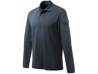 Miller Polo dlhý rukáv - Dark Blue