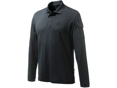 Miller Polo dlhý rukáv - Black