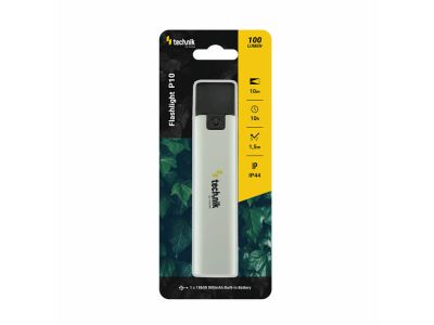 Technik MT-P10 Flashlight svietidlo (1x18650 800 mAh), XPE LED, USB-A, stroboskop 