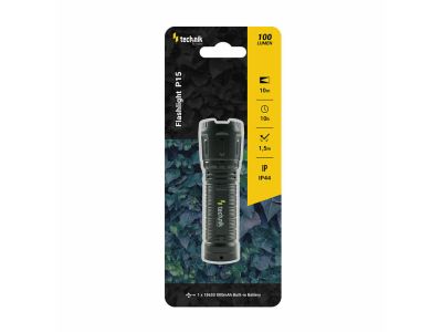 Technik MT-P15 Flashlight svietidlo (1x18650 800mAh), XPE LED, micro-USB, stroboskop