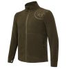 HP Logo Full Zip Fleece mikina - Green Moss