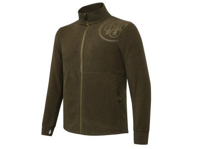 HP Logo Full Zip Fleece mikina - Green Moss