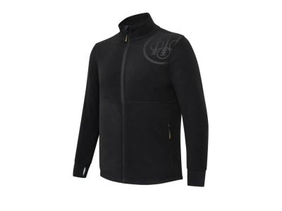 HP Logo Full Zip Fleece mikina - Black
