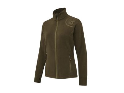 HP Logo Full Zip Fleece dámska mikina - Green Moss