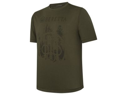 Outline tričko - Dark Olive