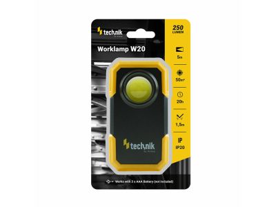 Technik MT-W20 Work-lamp svietidlo, spona, magnetická základňa, COB LED